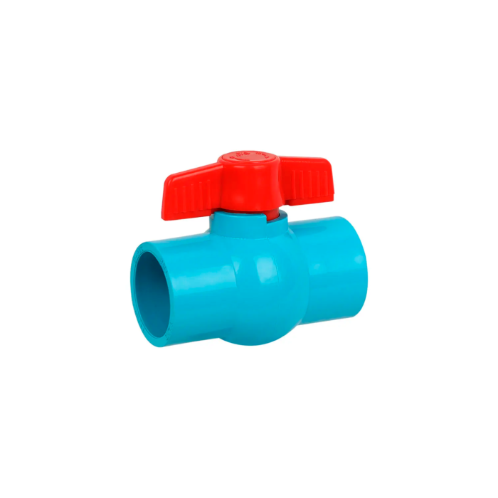 Válvula de Bola a Pegar PVC 20 mm HOFFENS - Imagen 1