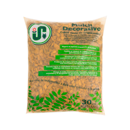 Mulch amarillo 30 Lts Vivero Hijuelas