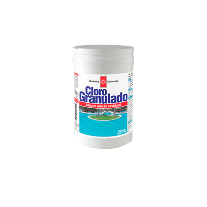 CLORO GRANULADO 1 KG QUIMICA UNIVERSAL - Imagen 1