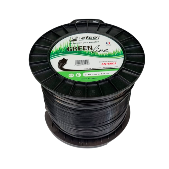 Nylon 3,3mm X 221Mmts estrella negro EFCO - Imagen 1