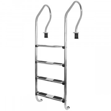 escalera piscina acero