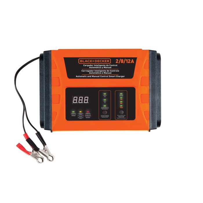 CARGADOR DE BATERIA 2 / 8 /12 AMP 260W BLACK & DECKER - Imagen 1