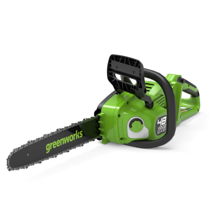 MOTOSIERRA A LITIO GREENWORKS 16", INCLUYE KIT CON 2 BATERIAS  1 CARGADOR DOBLE - Imagen 1