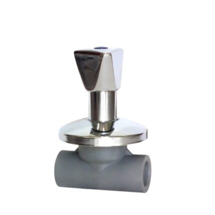 LLAVE PPR PASO CROMADA 32 MM VASTAGO 2.5 CM HOFFENS