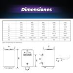 TERMO ELECTRICO SPLENDID 100 LITROS MURAL - Imagen 5