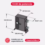 CALEFACTOR ELECTRICO RHEEM PARA TINAJAS, SPAS, HOT TUBS,E3T 5,5 KW - Imagen 3