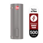 TERMO ELECTRICO DE PISO RHEEM 500 LITROS 380V, RESISTENCIA 9 KW