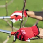 GUANTE PODA CUERO REFORZADOS DEDOS Y PALMA + SPANDEX TALLA M FELCO - Imagen 6