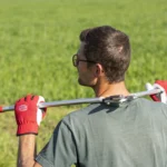 GUANTE PODA CUERO REFORZADOS DEDOS Y PALMA + SPANDEX TALLA M FELCO - Imagen 5