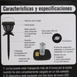 INSECTICIDA ZANCUDOS ZECTO LÁMPARA SOLAR ANASAC - Imagen 4