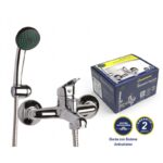 KIT MONOMANDO TINA DUCHA ZAMAK ESTANDAR HOFFENS - Imagen 3