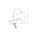 MONOMANDO LAVAPLATOS ZAMAK ESTANDAR HOFFENS - Imagen 5