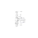 SIFON REGIO 1 1/4" SALIDA RECTA ESTANDAR 32MM HOFFENS - Imagen 2