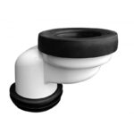 MANGUITO RIGIDO WC EXCENTRICO 90 mm C/JUNTA Y ADAP A 110 mm HOFFENS