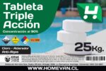 etiqueta cloro tabletas 25kg
